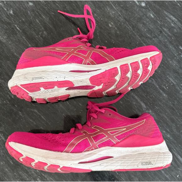 ASICS Gel-Kayano 28 Running Shoes Sneakers Fuchsia Red Walking Gym Workout-7.5 - Picture 4 of 8